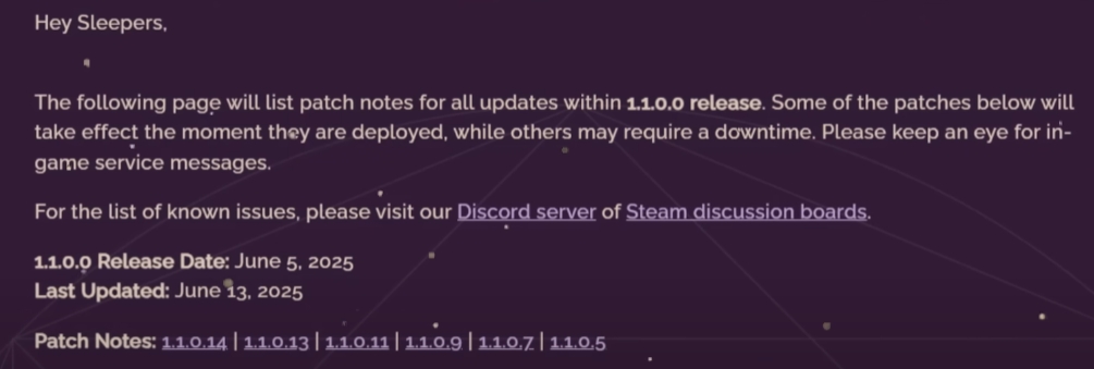 dune awakening patch list